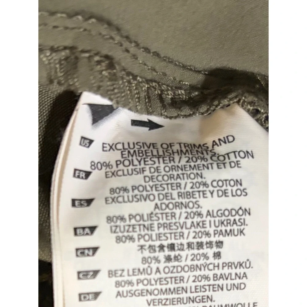 5.11 Tactical Icon‎ Cargo Pants Ripstop Women 14 Long Tall (33x34) Green READ